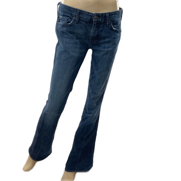 7 For All Mankind Denim - 7 for All Mankind- medium wash A pocket boot cut jeans style U130J055U-055U - 30